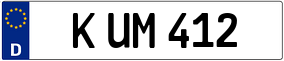 Truck License Plate